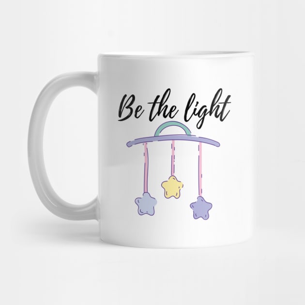 BE THE LIGHT MULTICOLORED STARS ILLUSTRATION by Artistic_st